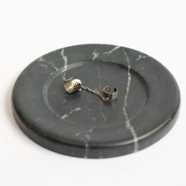 Moon Trinket Tray Black