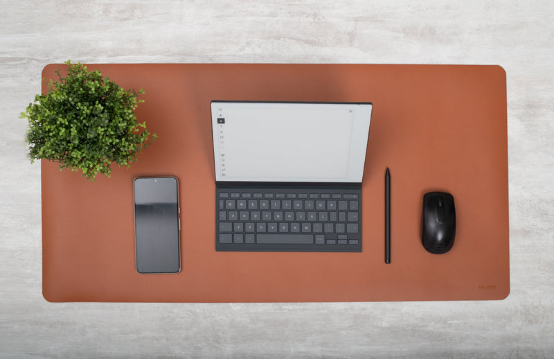 Desk Mat - Tan/Black