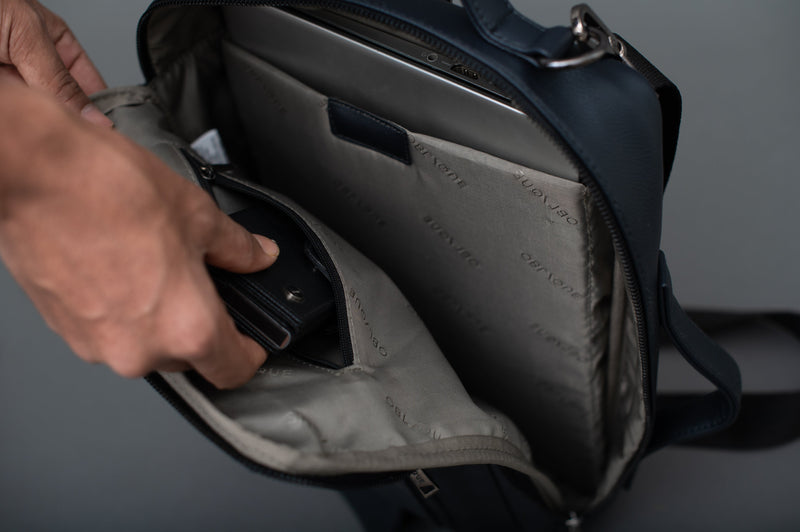 Hawk Laptop Messenger Bag - Navy