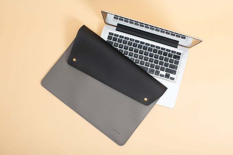 Twix - Laptop Sleeves - Black & Grey