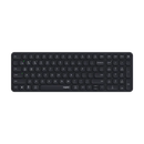USB-A Dongle, Bluetooth 4.0,5.0, 99keys compact layout, 5.3mm slim design, aluminium frame, multi device connect, 500 mah battery, up to 240 hours battery life with single charge