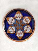 Lotus Wall Plate Blue