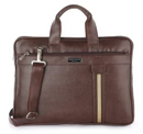 Kenneth Cole Kc-13 Apollo Laptop Bag- Brown/Black
