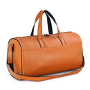 Nautica Duffle Bag for Travel|Stylish Leatherette Cabin Luggage| Compact and Comfortable for Travelling|for Weekend Trip & Gym Duffle Bag |Suitable for Men and Women, 25 L, TAN