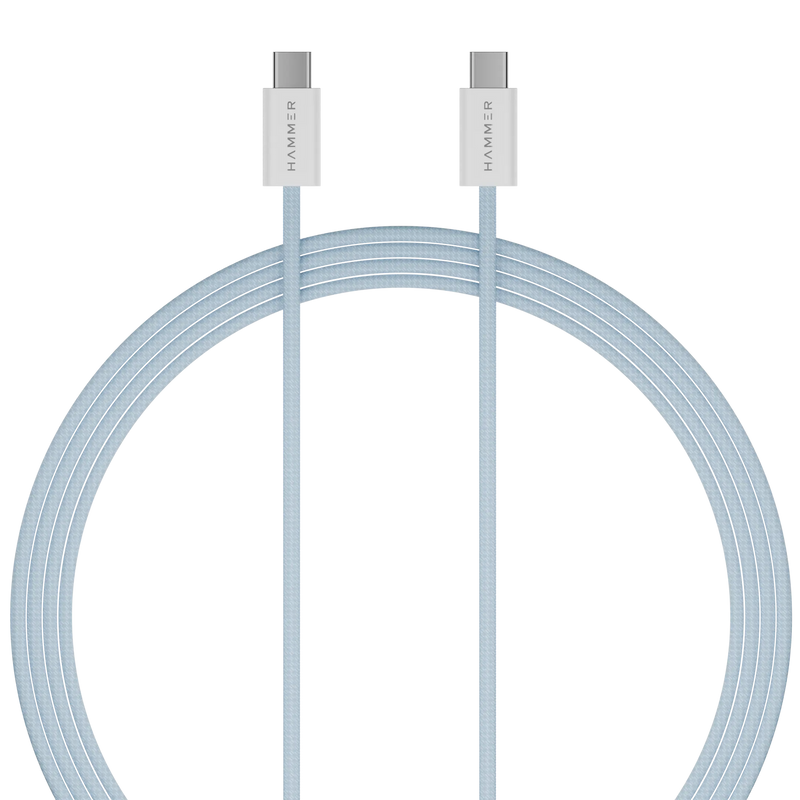 65W Type C - Type C Fast Charging Tangle Free Wire