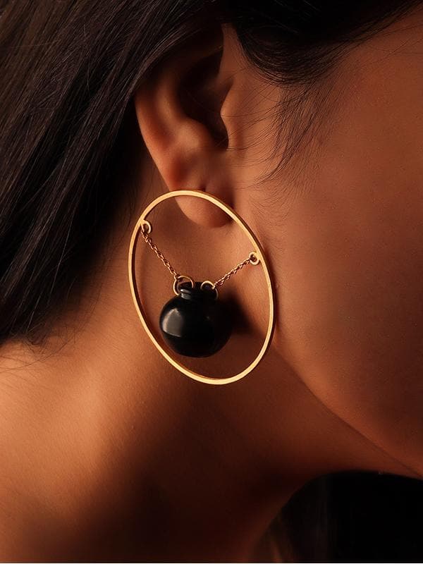 Handi Black Jewelry Set