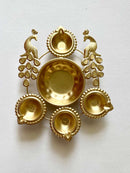 Peacock Festive Tealight