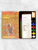 DIY Educational Colouring Kit - Madhubani Painting of Bihar for Young Artists (5 Years +)