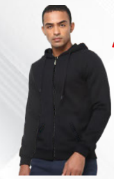 Interlock Poly Full Zipper Jacket