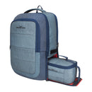 URBAN TRIBE Rumble 15.6" Laptop Backpack/Bag | Office Bag for Men & Women | Rain Cover & Lunch Bag - Indigo