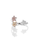 ARCADIO Superstar Sterling Silver Adjustable Ring - ARJWR1031RD