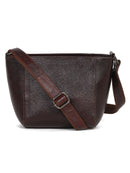Women's Solid Brown Shoulder Handbag