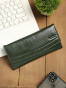Genuine Leather Green Color Wallet