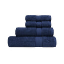 Trident Celebration Premium Gift 4 pcs Set ( 1 Bath Towel, 1 Small Towel and 2 Hand Towel) - Midnight Blue