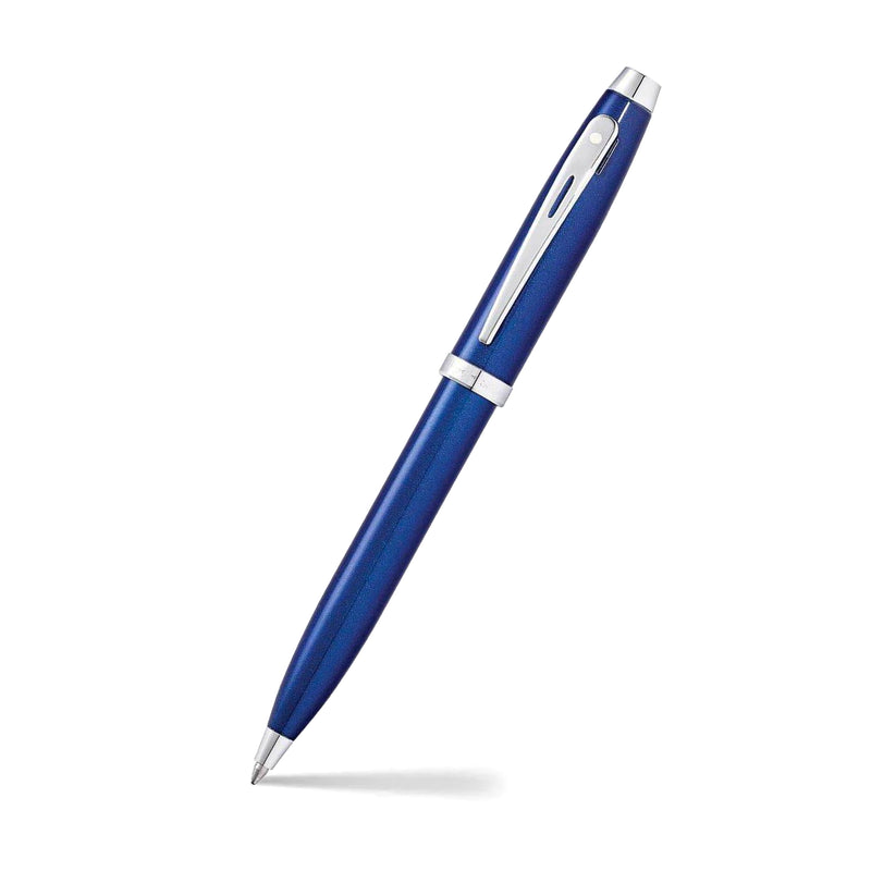 GIFTSET SHEAFFER 100 G9339 GLOSSY BLUE WITH CHROME TRIM BP WITH BCH