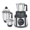 Prestige Endura 1000W Mixer Grinder With Ball Bearing Technology|Stainless Steel 3 Jars With Flow Breakers|Overload Protection|Black & Silver
