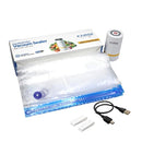 Kairos Handheld Mini Vacuum Sealer With Bags(1 -Vacuum Sealer ,1- Usb Cable,2 - Plastic Clip,8 - Storage Bags) (Kw2501)