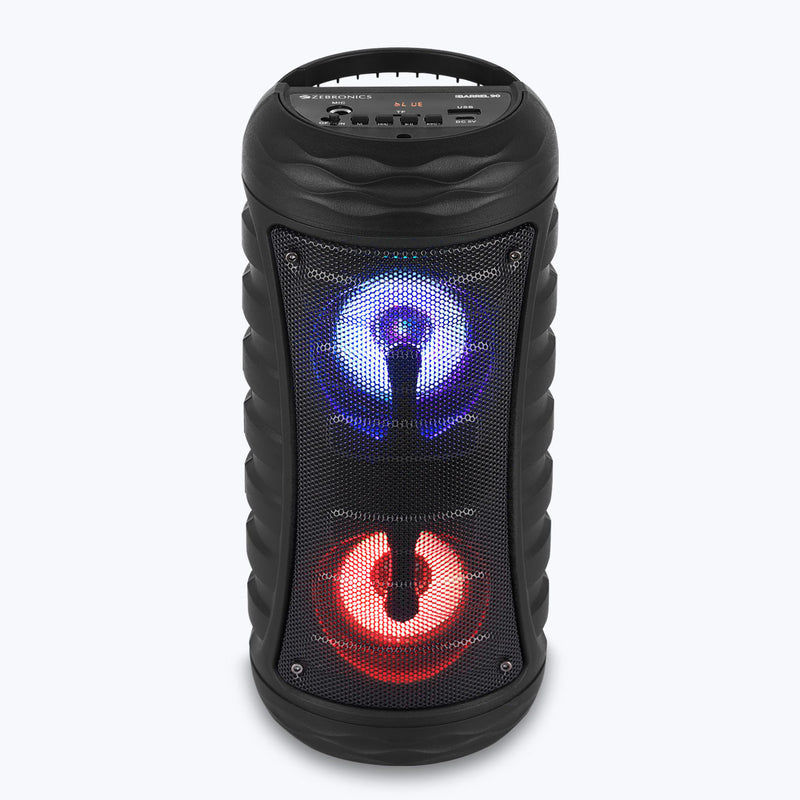 15W Bluetooth Speaker with USB/FM/Mic input-ZEB-BARREL90