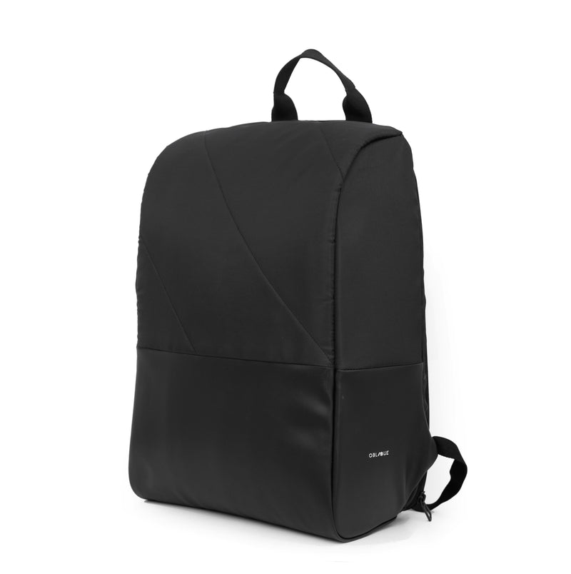 Raven Laptop Overnighter Backpack- Black