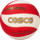 Cosco PU microfibre thermobonded volley ball Red