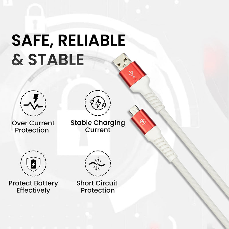 Tacnode Superfast High Quality 6 Amp. Charging Cable Usb to Micro