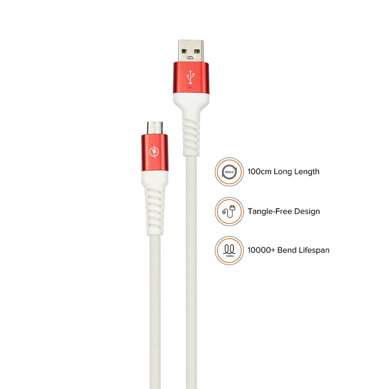 Tacnode Superfast High Quality Dual Usb Home charger 3.4 Amp. with Usb to micro cable