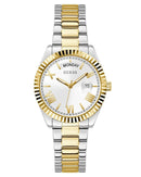 GUESS Stainless Steel Analog White Dial Women's Watch