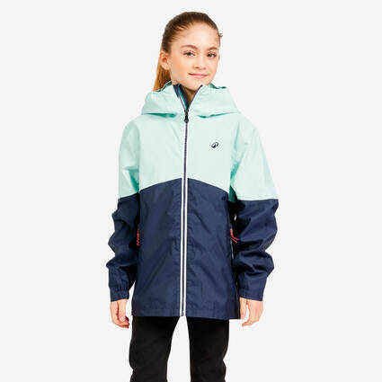 Kids Sailing Jacket 100 Blue Mint