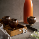Thenga Coconut Shell Cups | Perfect for Tea/Coffee/Juice Cups - 200 ML (Set of 2)