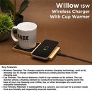 Willow 15W Wireless Charger With Cup Warmer