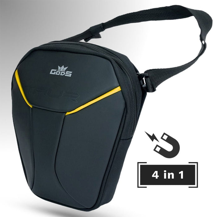 TAUR: The Ultimate 4-in-1 Riding Gear – Thigh Bag | Waist Bag | Sling Bag - Yellow