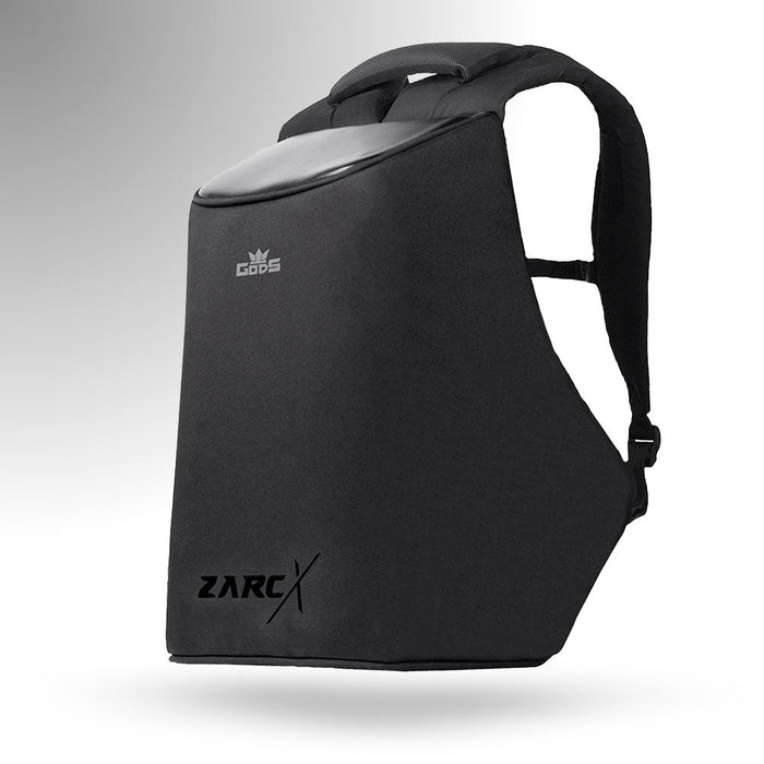 GODS Zarc X Anti Theft 15.6 inch Polyester Laptop Tech Backpack(22 Ltrs, Black)