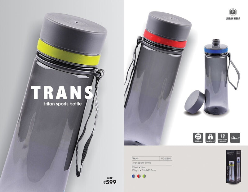 Tritan Sports Bottle - Trans