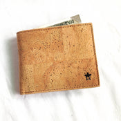Kakapo Cork Wallet - Unique Unisex Cork Slim Wallet for Men and Women - Tan