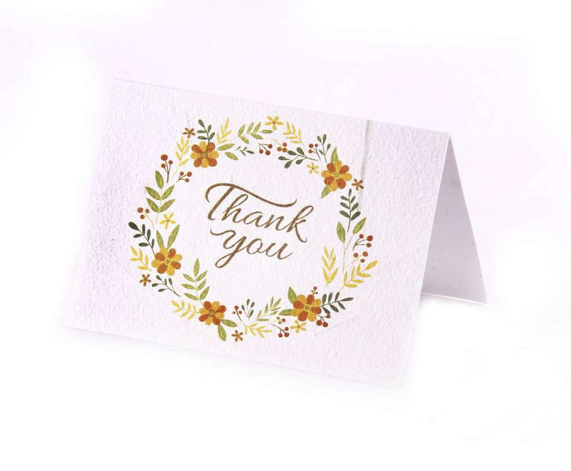 Eco Plantable Thank You Cards