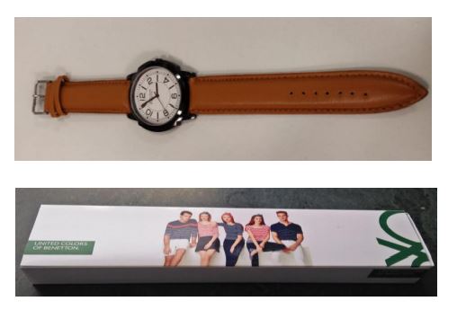 UCB Wrist Watch – Brown Strip