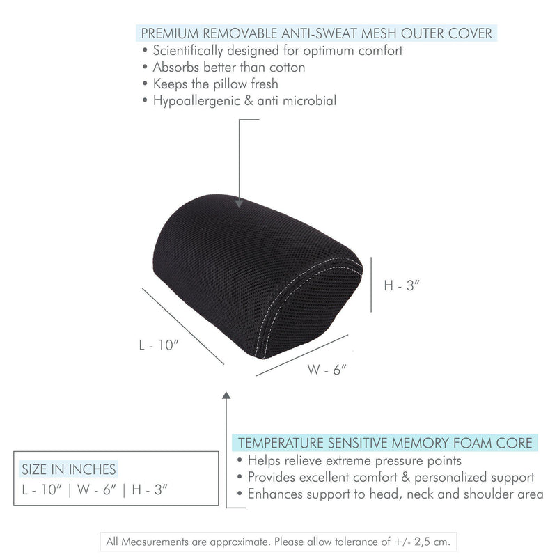 Safari - Memory Foam Car Neck Pillow - Medium Firm