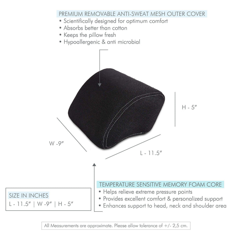 Hiker - Memory Foam Car Neck Pillow - Medium Firm