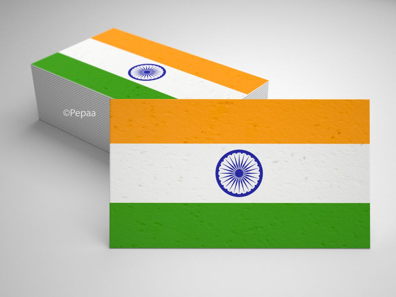 Eco Plantable Seed Paper Republic Day Flag