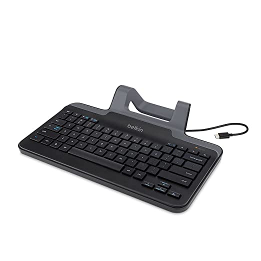 Belkin USB-C Wired Tablet Keyboard with Stand, Compatible with All USB-C, Type C Enabled Devices B2B191