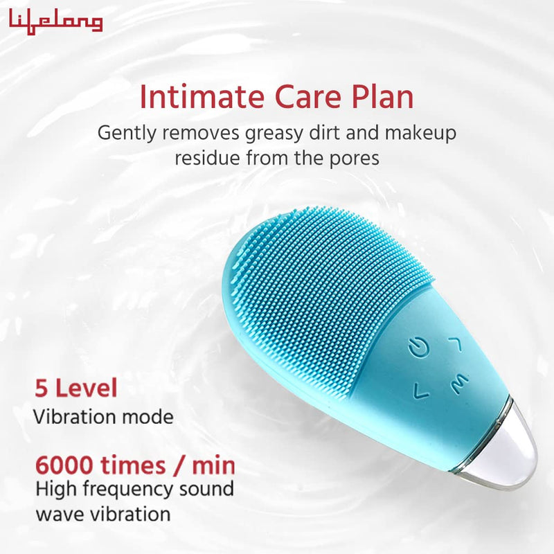 Waterproof Ultra Hygienic Soft Silicone Face Scrubber-LLM351