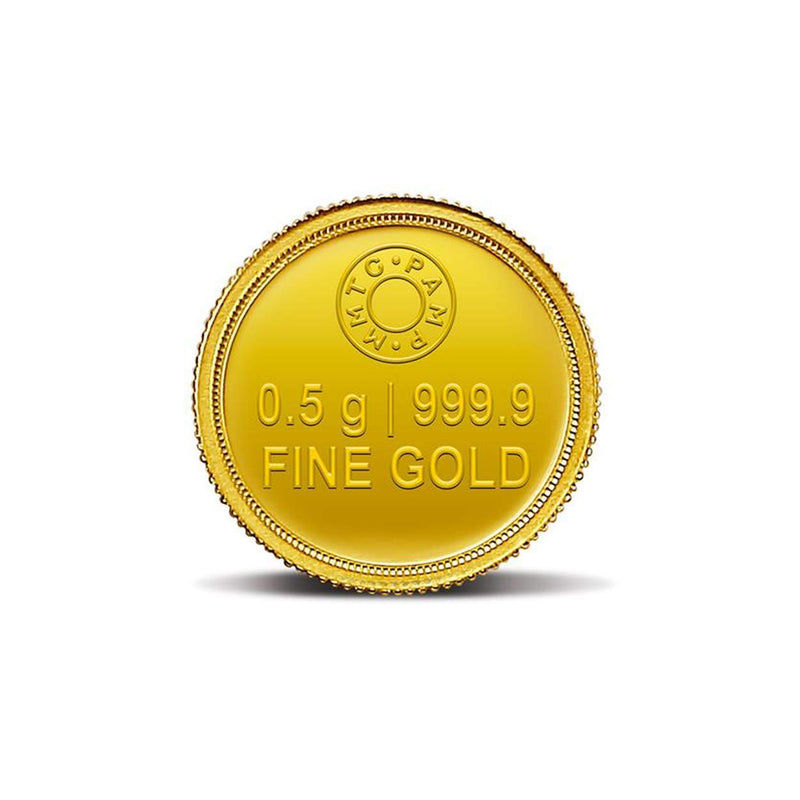 MMTC 0.5 Gold Coin 99.99% purity