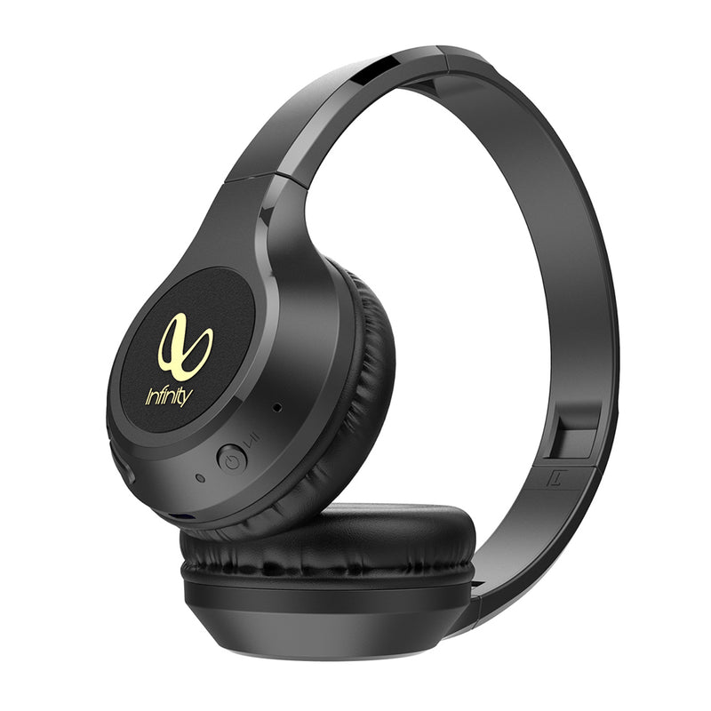 Infinity (JBL) Tranz 700 Bluetooth Headphones with 20 Hours Playtime, Deep Bass and Dual Equalizer, Black