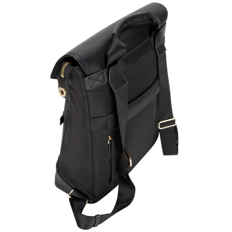 15" Newport Convertible 2-in-1 Messenger Backpack (Black)