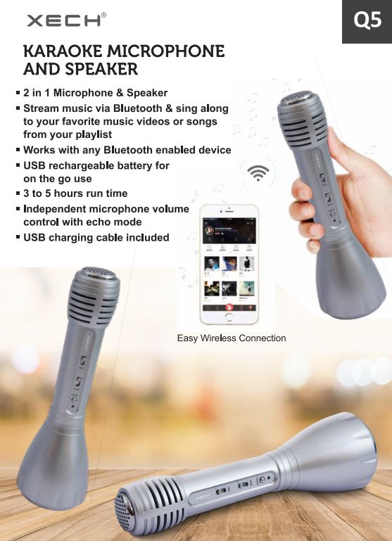 Karaoke Microphone and Speaker