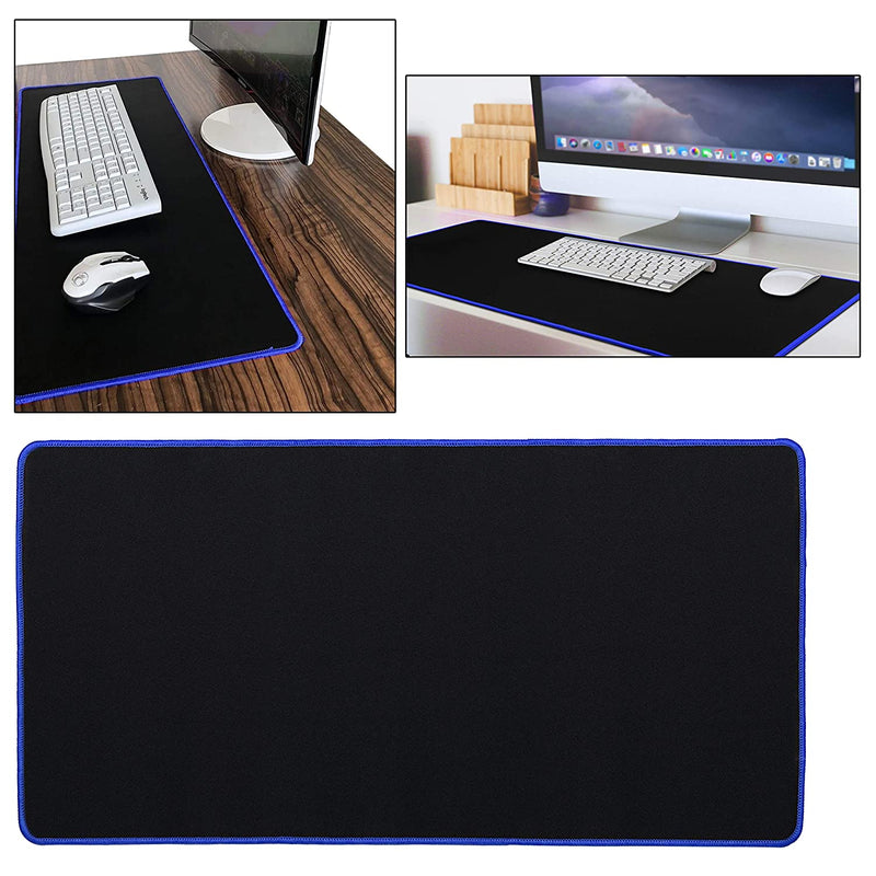 Extended Gaming Mouse Pad with Stitched Embroidery Edge