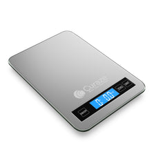 Curaze Digital Kitchen Weighing Scale, 10Kg Capacity, Silver, Stainless Steel Body