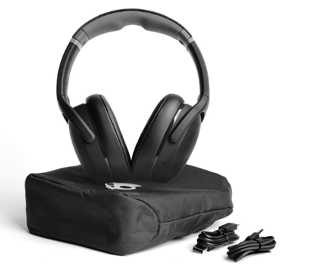 Skullcandy Crusher Wireless Over-Ear Bluetooth Headphones for iPhone and  Android with Microphone / 40 Hours Battery Life / Extra Bass Tech / Great  for Music, School, Workouts, and Gaming - Black : : Electronics