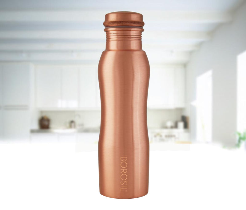 Curvy Copper Bottle