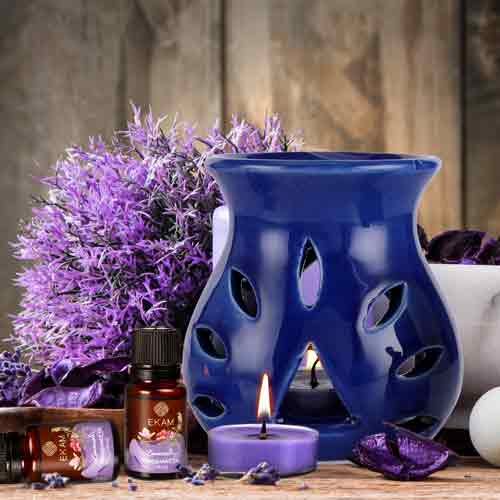 Lavender Oil Warmer Set, Festive Collection